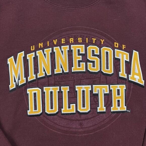 University of Minnesota Duluth Bulldogs Sweater Champion College Sweatshirt - Picture 2 of 9